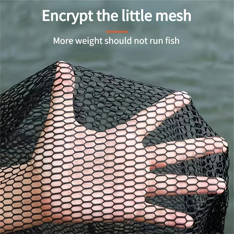 Fishing Collection Bag Login Net Fishing, Portable Fishing Net with Drawstring, Encrypted Mesh Fish Bag