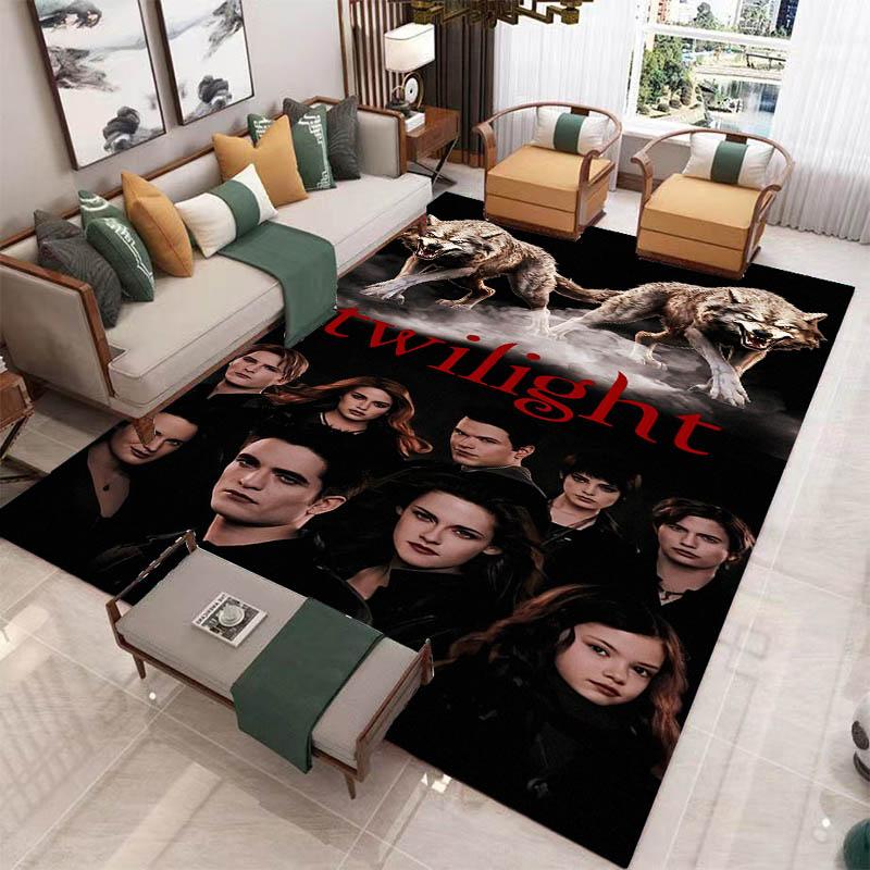 The Twilight Saga printed carpet Living room bedroom non-slip carpets Yoga mat Outdoor carpet kawaii rug birthday gift