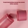 600ml Mattierter Shake-Becher Milchshake Sportflasche Outdoor Fitness Wasser Shaker Flasche Proteinpulver Tragbar Gym Training Getränk