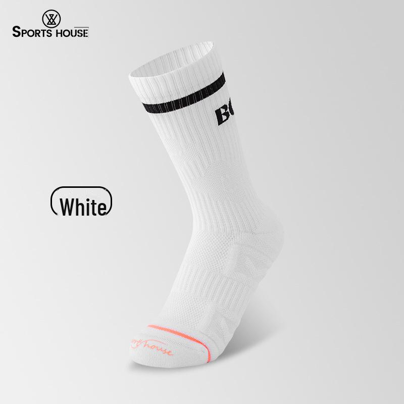 

Легкие женские дышащие носки для бега Sport sHouse с дезодорирующей махровой подошвой One Size белый