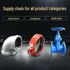 Bairuichen DN80 Grooved Ductile Iron Pipe Coupling
