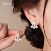 Korean Temperament Zircon Star Pearl Stud Earrings Design Sense Versatile Earrings Earrings