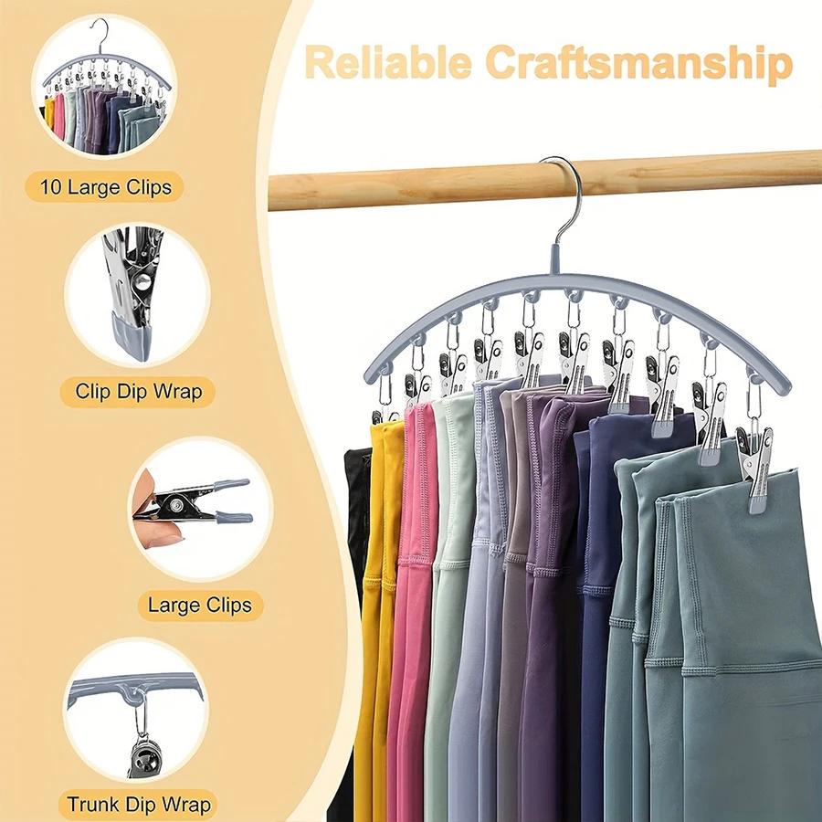 10 Clip Curved Sock Rack for Drying Socks,clothes Hanger for Hanging Clothes,clip for Drying Children's Baby Underwear,sock Rack