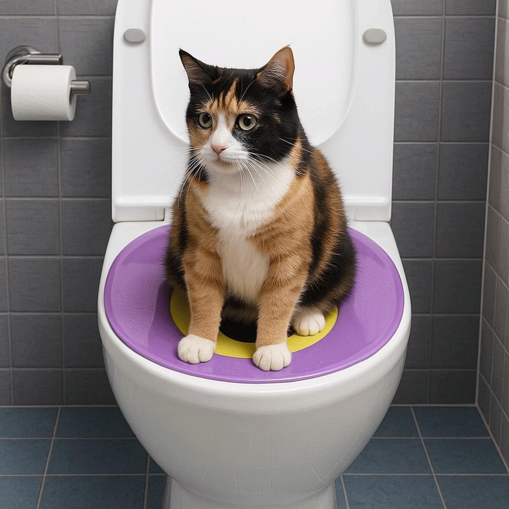 Removable Pet Toilet Trainer Washable Cat Toilet Training Reusable Litter Box  Apartment Living