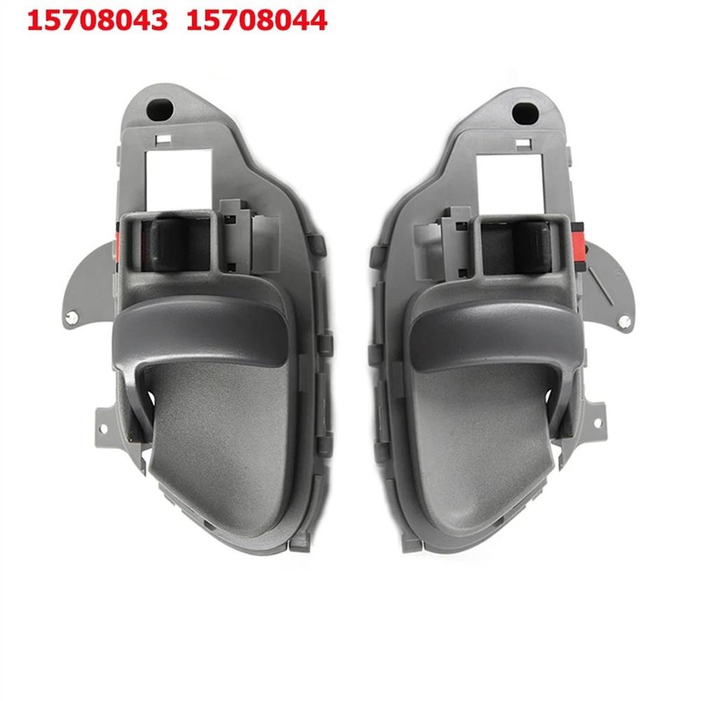 Interior Door Handle 15708043 Chevy Truck Yukon Tahoe Suburban 1995-1998 1999 15708044 Interior Inner Door Handle (Left Gray)