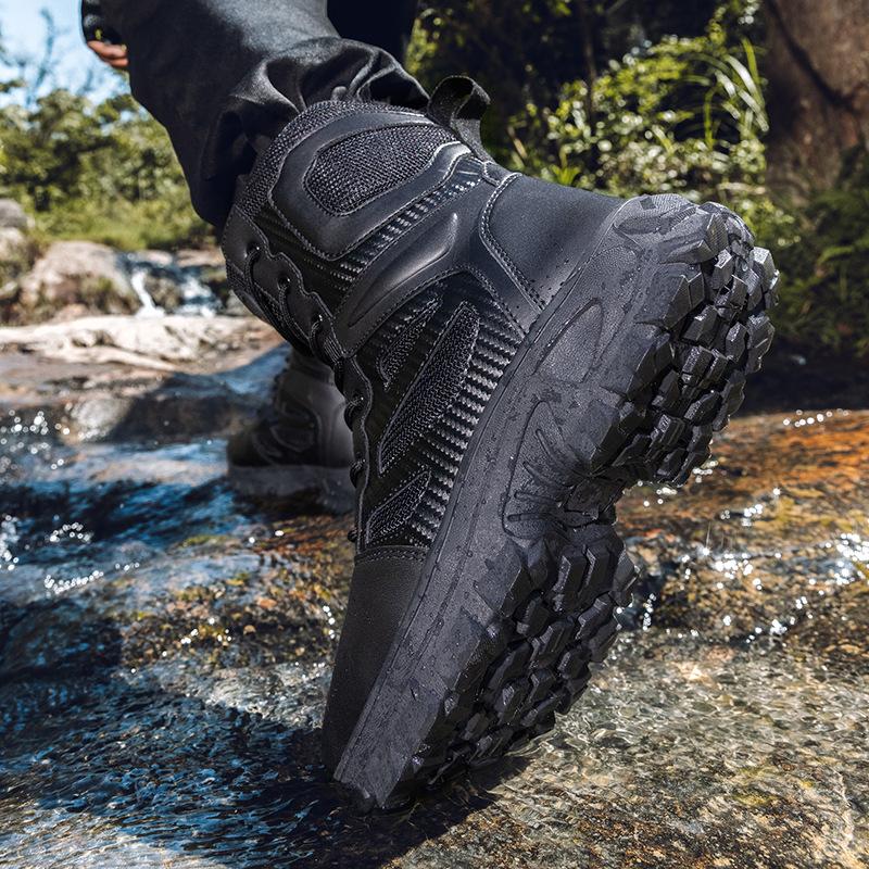 Large size special forces outdoor hiking mountaineering battlefield boots desert non-slip wear-resistant comfortable training boots