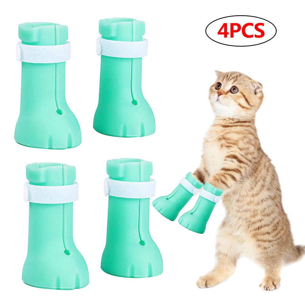 Buy AntiScratch Cat Shoes Boots Pet Nail Coer Protector Scratch Gloes