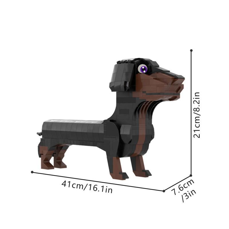Dachshund Animal Building Block Model - Children s Gift 690 pieces