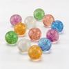10Pcs Colorful Gold Glitter Elastic Ball Rubber Children'S Pinball Toys Outdoor Toys Sports Games Elastic Juggling Jump Ball