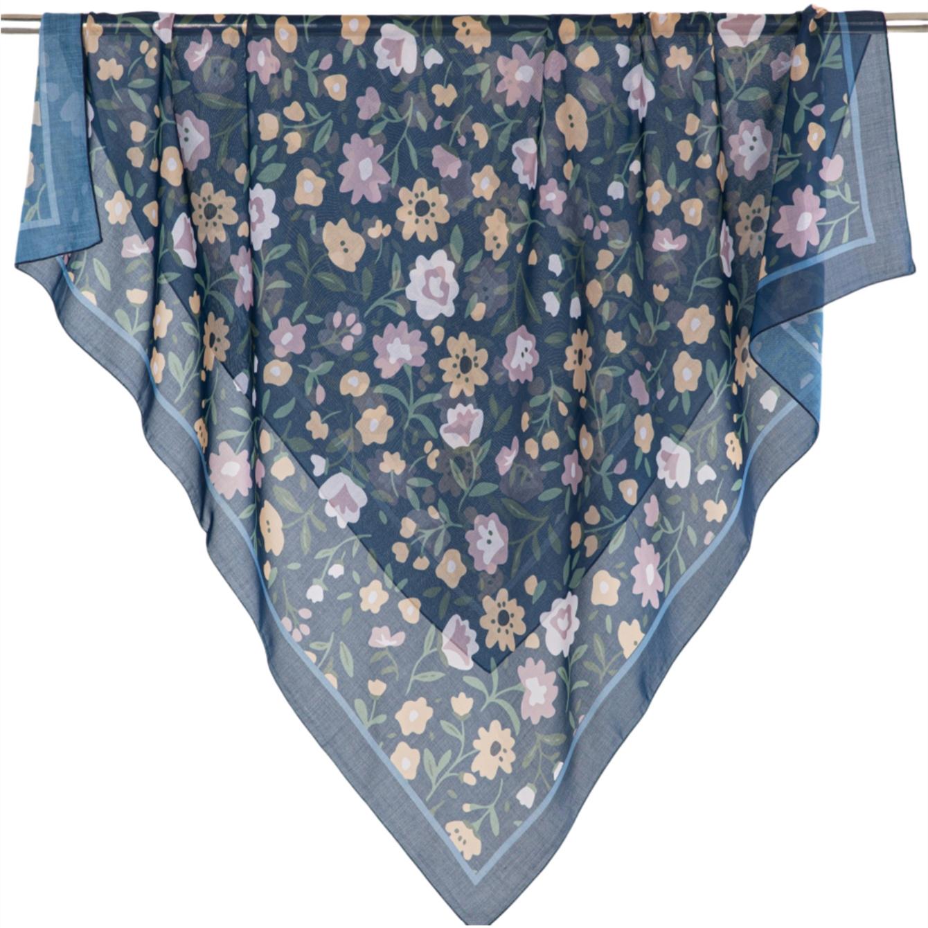 51 цвет Турецкий квадратный платок с цветочным принтом Хиджаб Вуаль Мягкий головной платок Премиум Хлопковая вуаль Мягкий мусульманский платок