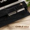 140cm Floating TV Stand, Wall Mount TV Unit with Cable Management Hole, Fits up to 72" TV, Black
