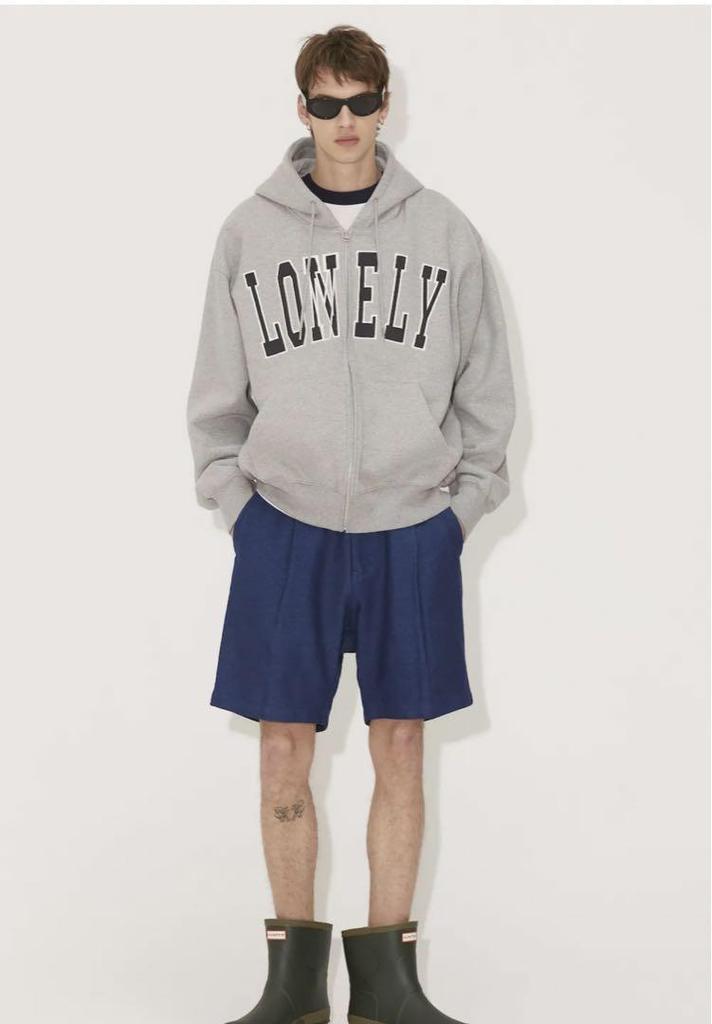 [USED] Chaewon Wears NOHANT LONELY Zip Hoodie