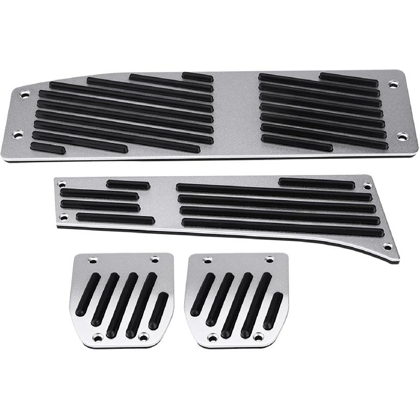 

Car Foot Pedal Set, 4pcs Car Manual Clutch Brake Foot Rest Pedal Pad for 1/3/5/7/X1 Series E30 E32 E34 E36 E38 E39 E46 E87 E90 E91 E92
