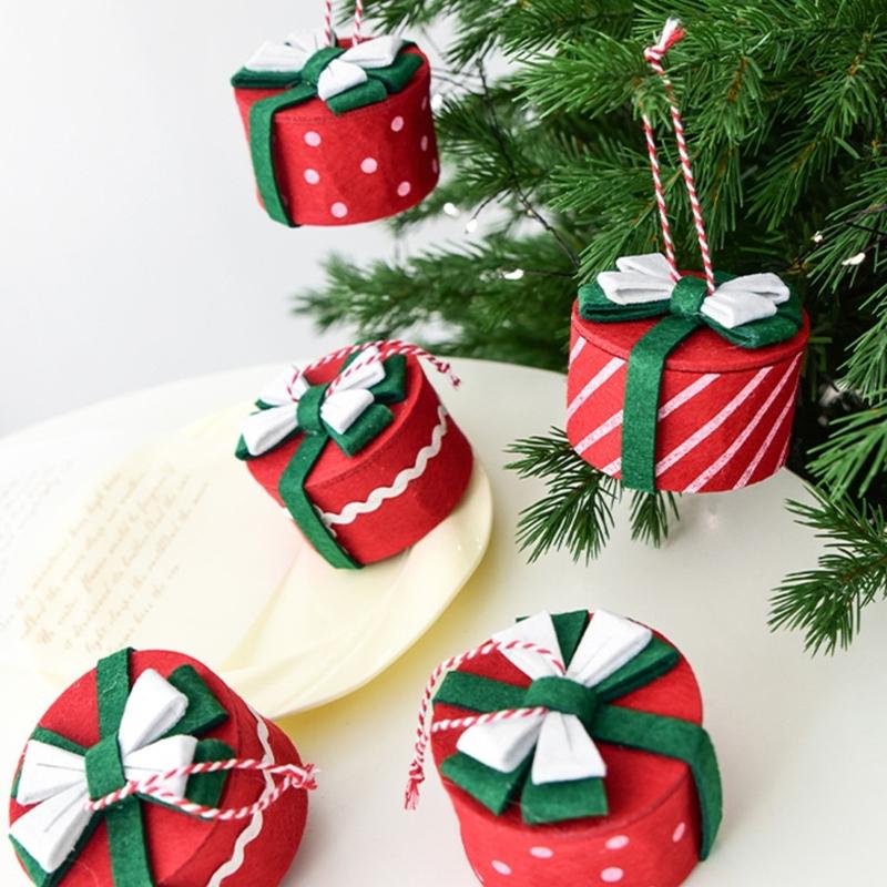 3PCS Lightweight Durable Holiday Gift Package Deck Sustainable Not Toxic Wall Hanging Craft