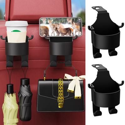2 pezzi portabicchieri per auto gancio per poggiatesta forte carico portante supporto per telefono multifunzionale supporto per sedile posteriore automatico gancio accessori per interni auto