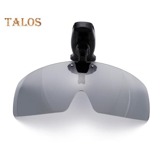 Polarized Clip Sunglasses for Men Women Frameless Flip Up One Piece Shield Lens UV Protection Glasses for Fishing Cycling Driving Running Climbing