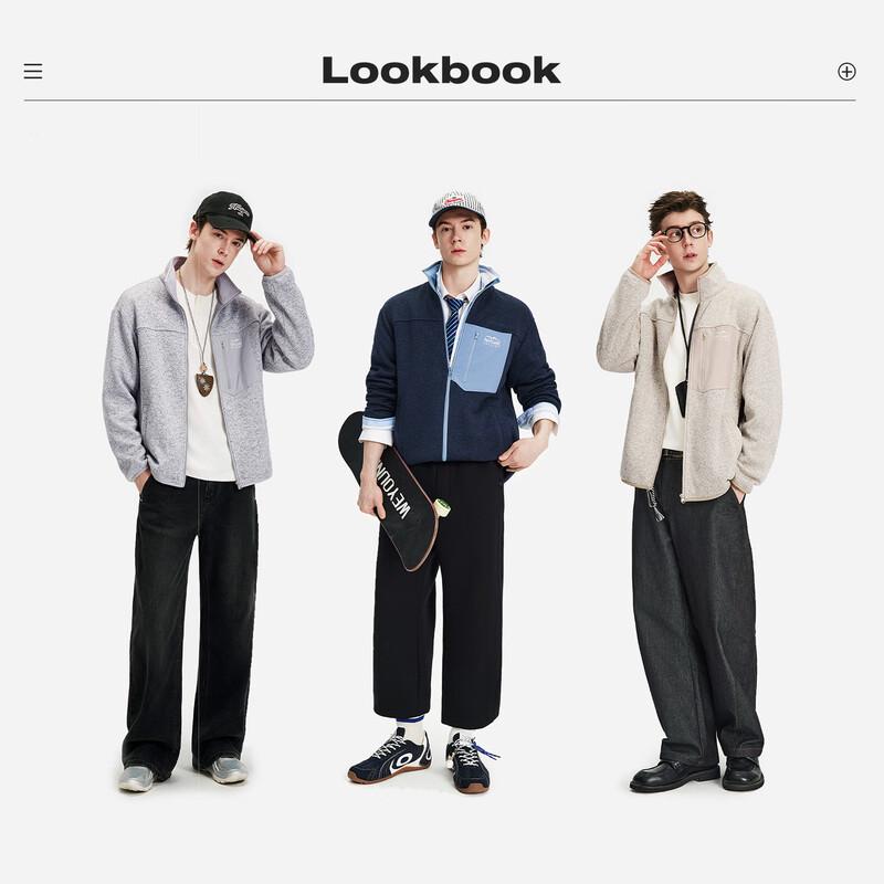 NVG·YOUNG Stand-Collar Thermal Fleece Jacket