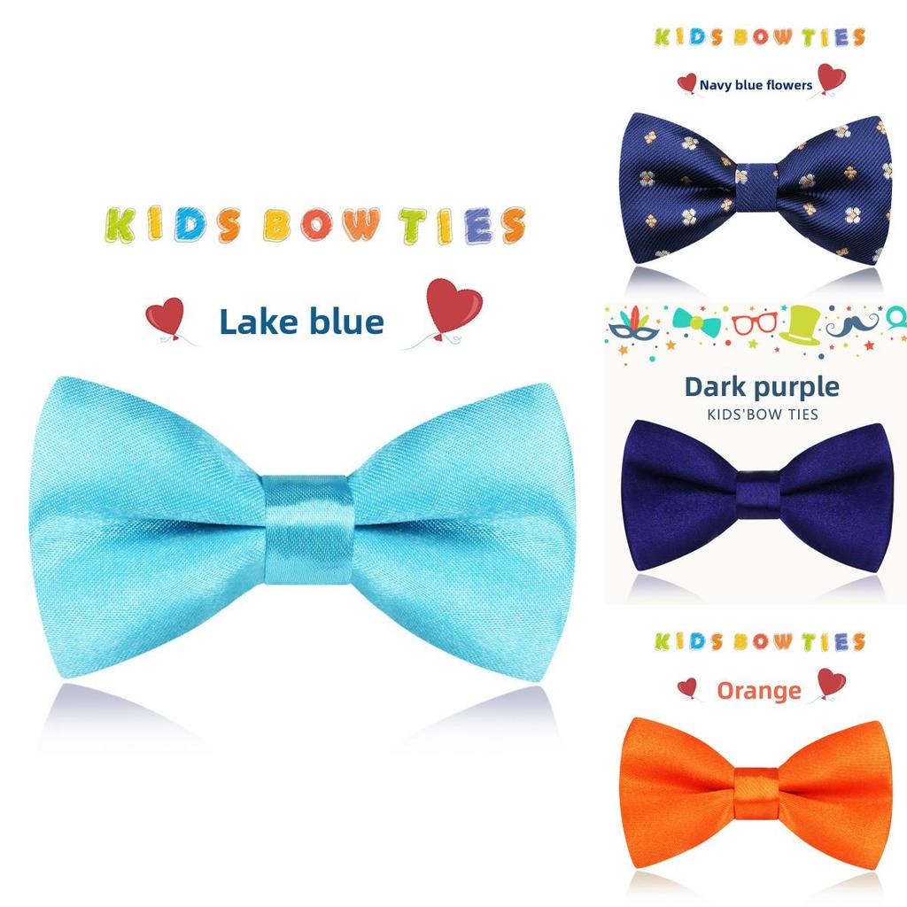 Childrens Korean Style Bow Tie With Silk Material For Party And Performance Use