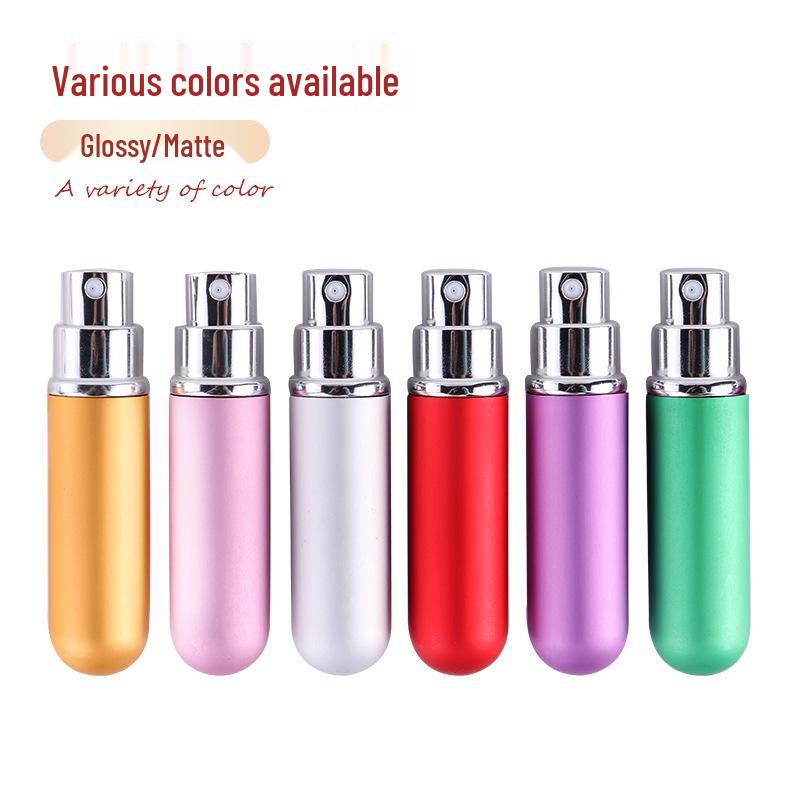 5ml Round Head Aluminum Mini Perfume Decanter - Portable Spray Bottle