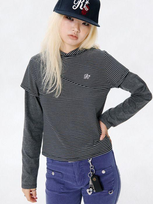 runningHIGH LEATHER PATCH KEY RING