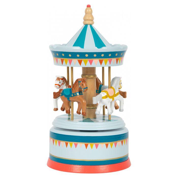 Small foot company - Boîte à musique carrousel à chevaux - LEGLER