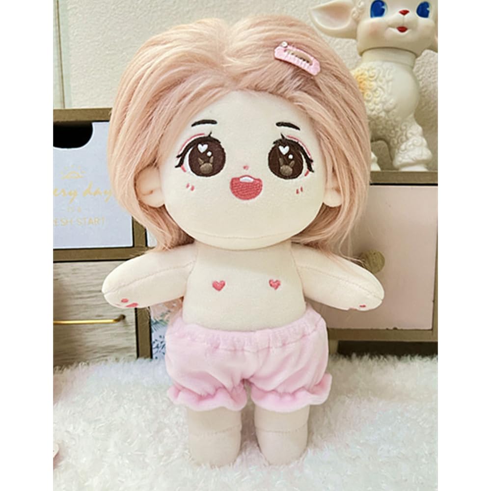 Niannyyhouse 15cm X 20cm Plush Clothes, Shorts, Soft Bottoms, Ribbed Knit Socks, Cotton Doll Accessories, Dress-Up (A2, 15cm)