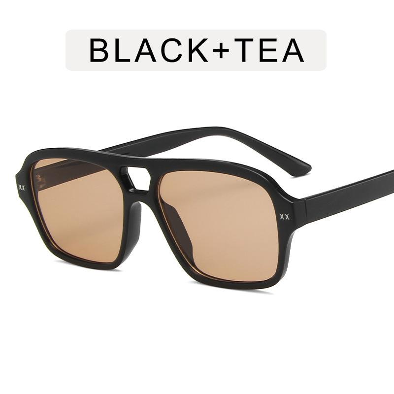 Трендовые Солнцезащитные Очки Женские Винтажные Желтые Декоративные Оттенки Мужские Трендовые Солнцезащитные Очки Высокого Качества De So Uv400 only 1pcs sunglasses