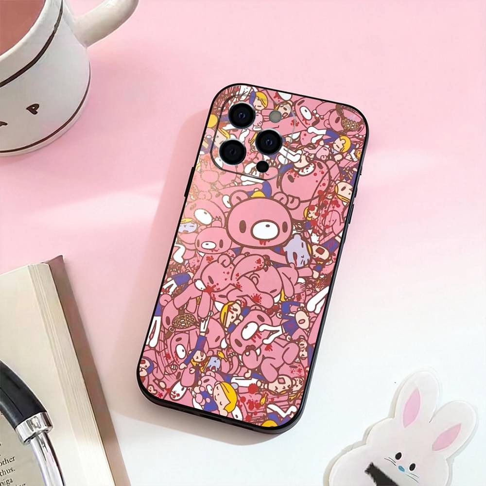 G-Gloomy Cute Bear wallpaper Phone Case Silicone Soft For IPhone 17,16,15,14,13,12,11,XS,Plus Pro Max
