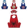 Colorful Marvel Anime Cosplay Superhero Cloak And Mask For Childrens Fancy Dress