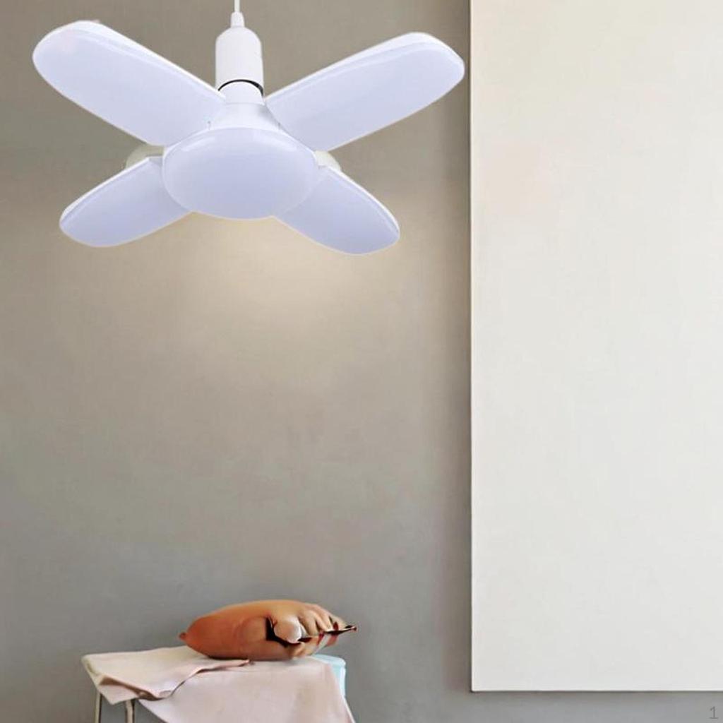 E27 LED Garagenlampe Faltbar Einfach zu Installieren 60W Verformbar Einstellbarer Winkel Deckenleuchte für