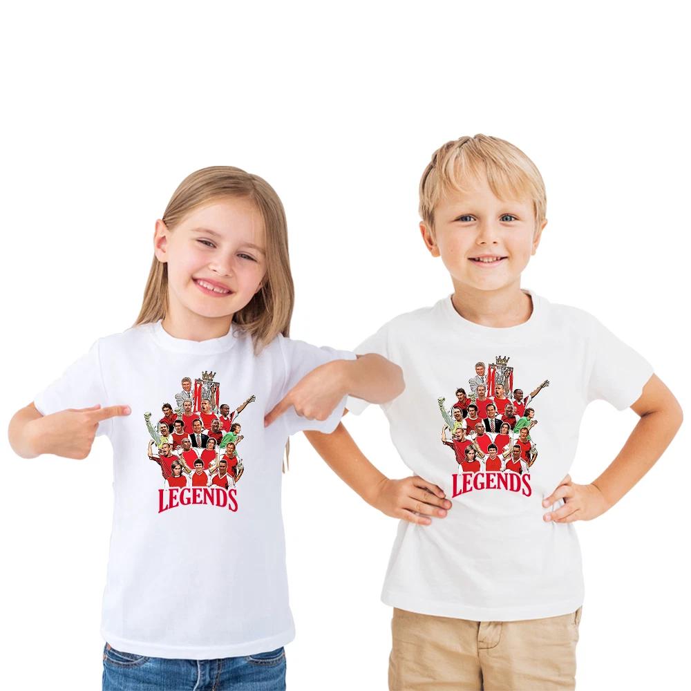 Arsenal Club Legends Kids T-Shirt 3-13 Years Unofficial Gunners Fans Gift S
