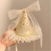 1PC Flower Butterfly Knot Mesh Ribbon Headband Lace Girl Baby Princess Hat Birthday Gift Party Headdress Hair Accessories Adult