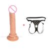 Sexy Leather Panties Bondage Strapon Chastity Pants With Penis Dildo Set Body Harness Couples Flirting Sex Toys for Women Men 18
