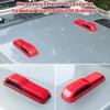 For 2018- Jeep Wrangler JL ABS Red Look Front Hood Decor Trim Cover Frame 2X