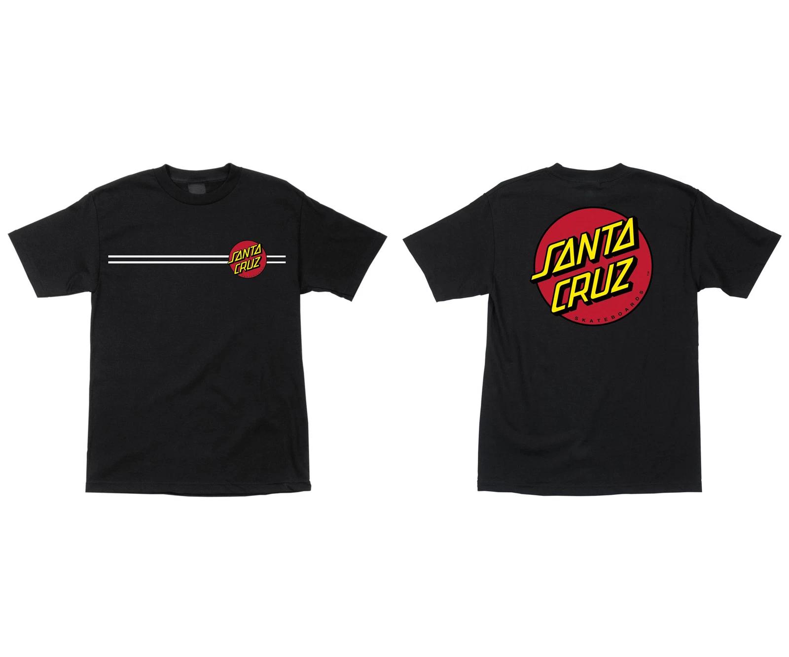 Santa Cruz Skateboard Shirt Classic Dot Black XL