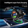 3 Ports Quick Charge Dual PD & QC 3.0 83W Car Charger Outlet Socket with Switch For 12V 24V Motorcycle Boat Marine Truck ATV