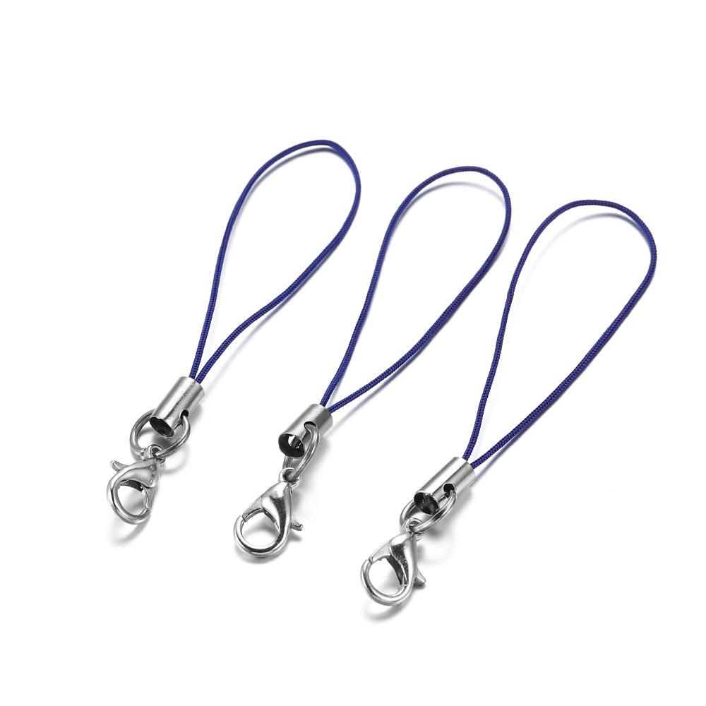 Lobster Clasp Nylon Phone Strap Doll Lanyard Jewelry Craft Accessory