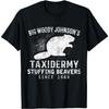 Camiseta de Caça Big Woody Johnson Taxidermia Enchimento de Castores