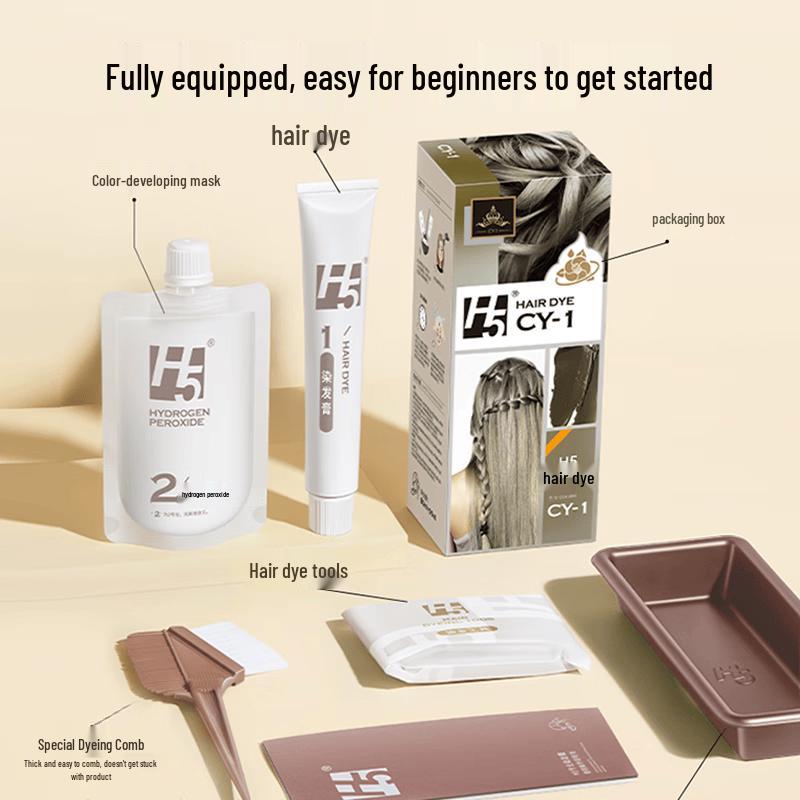 H 5 Natural Ammonia-Free Plant Hair Dye Cream