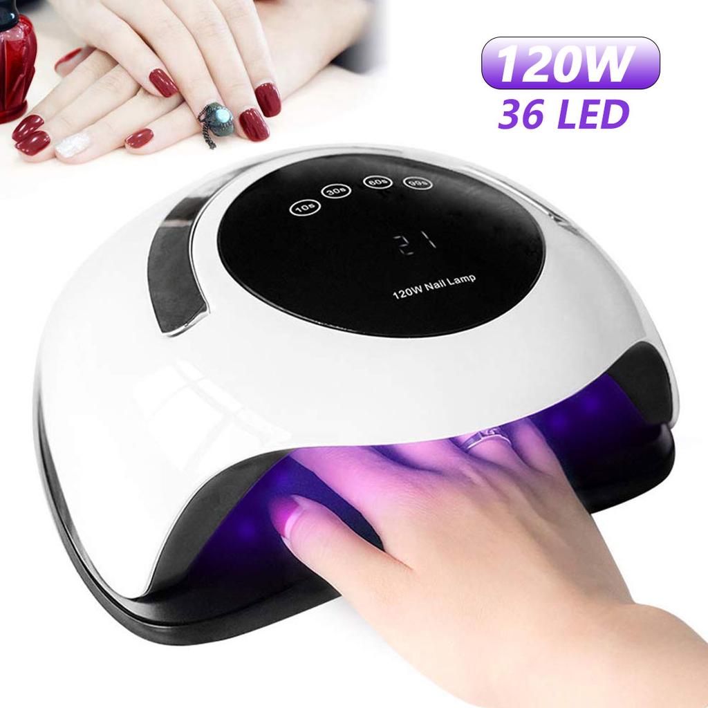 12036W High Power Nail Dryer Fast Curing Speed Gel Light 12036W LED UV Lamps Nail Dryer Fast Curing Speed Gel Light