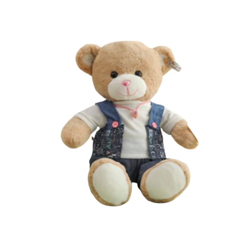 

Fashion Toy Plush Cute Dress Couple Doll Cartoon Teddy Bear Delicate Girl Style 32cm/12.60in темно-синього кольору
