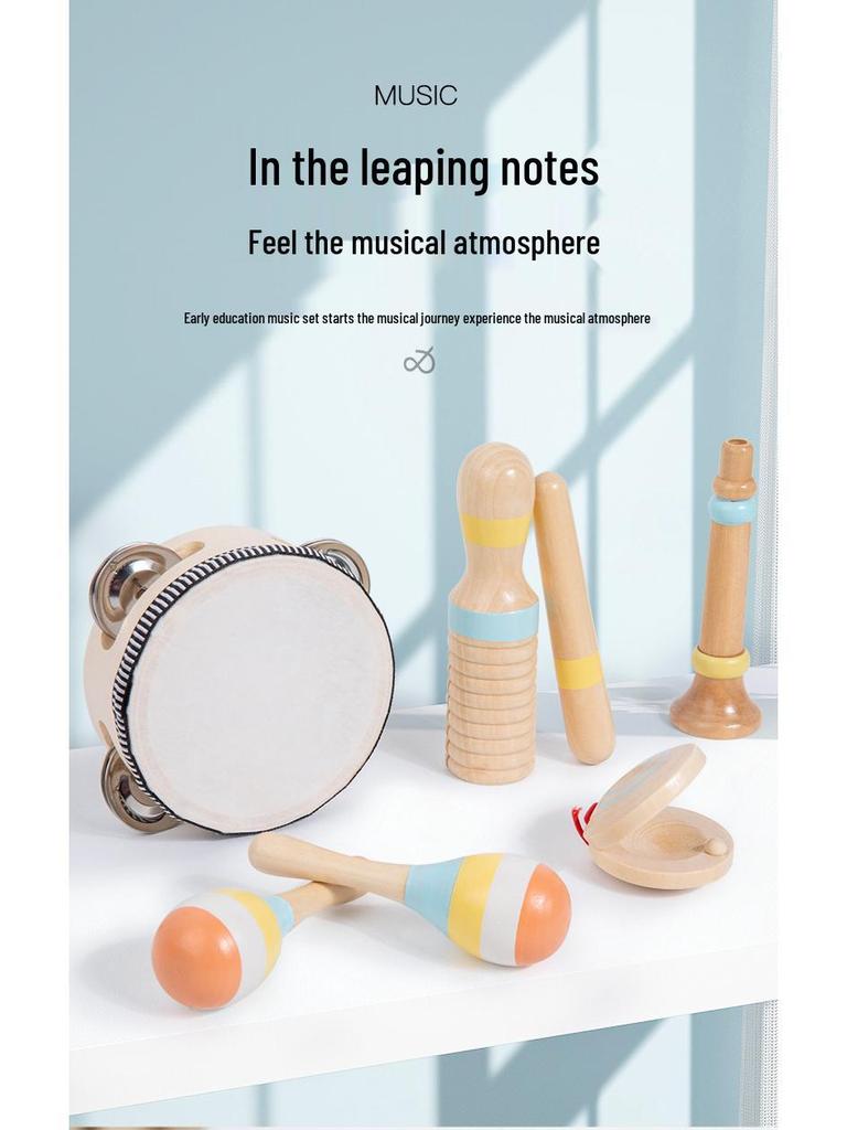 Children's Wooden Orff Instrument Set: Early Education Percussion Music Toy