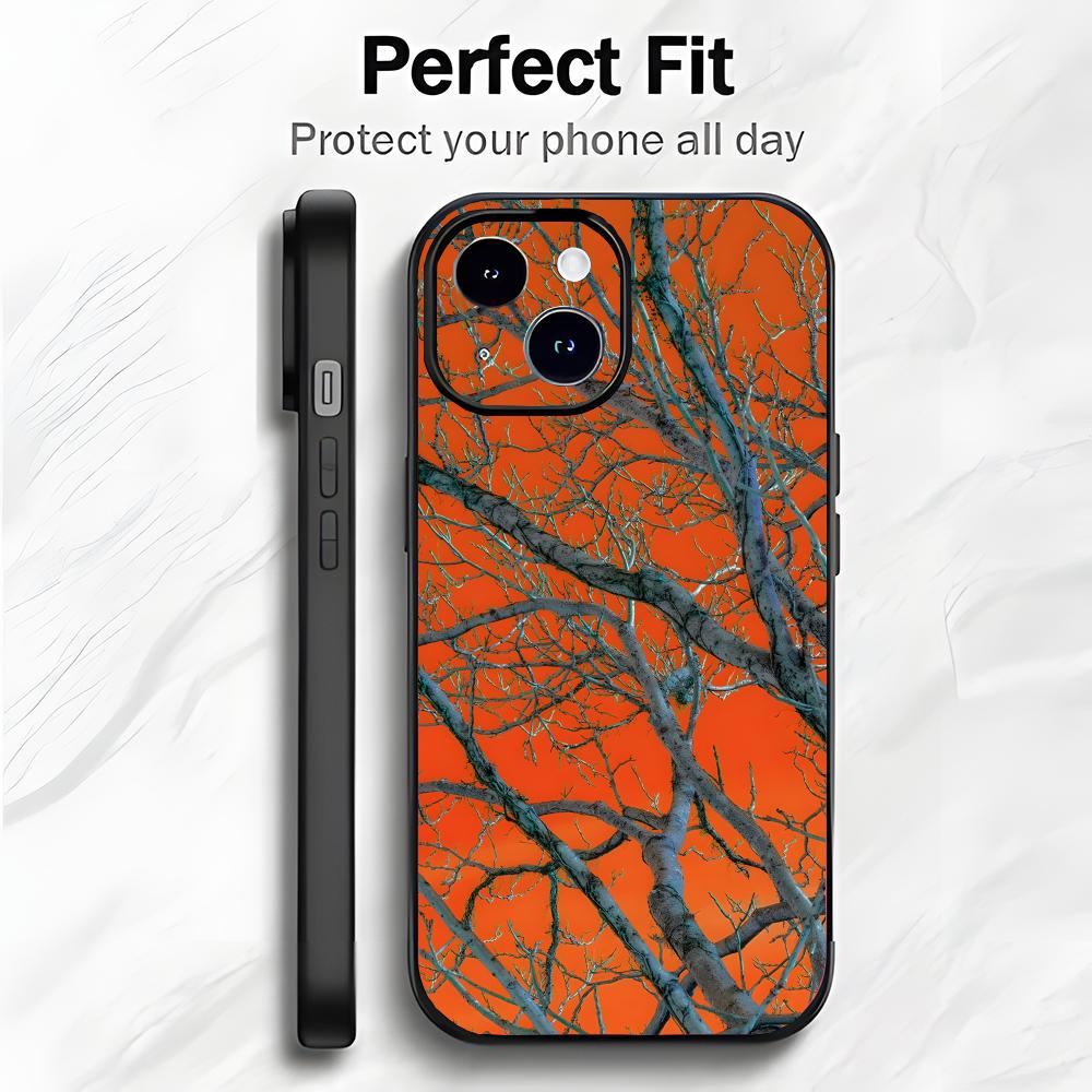 Sketch Black Tree Branches Art Phone Case Phone Case Soft Packaging Lightweight For iPhone17 16 15 14 13ProMax