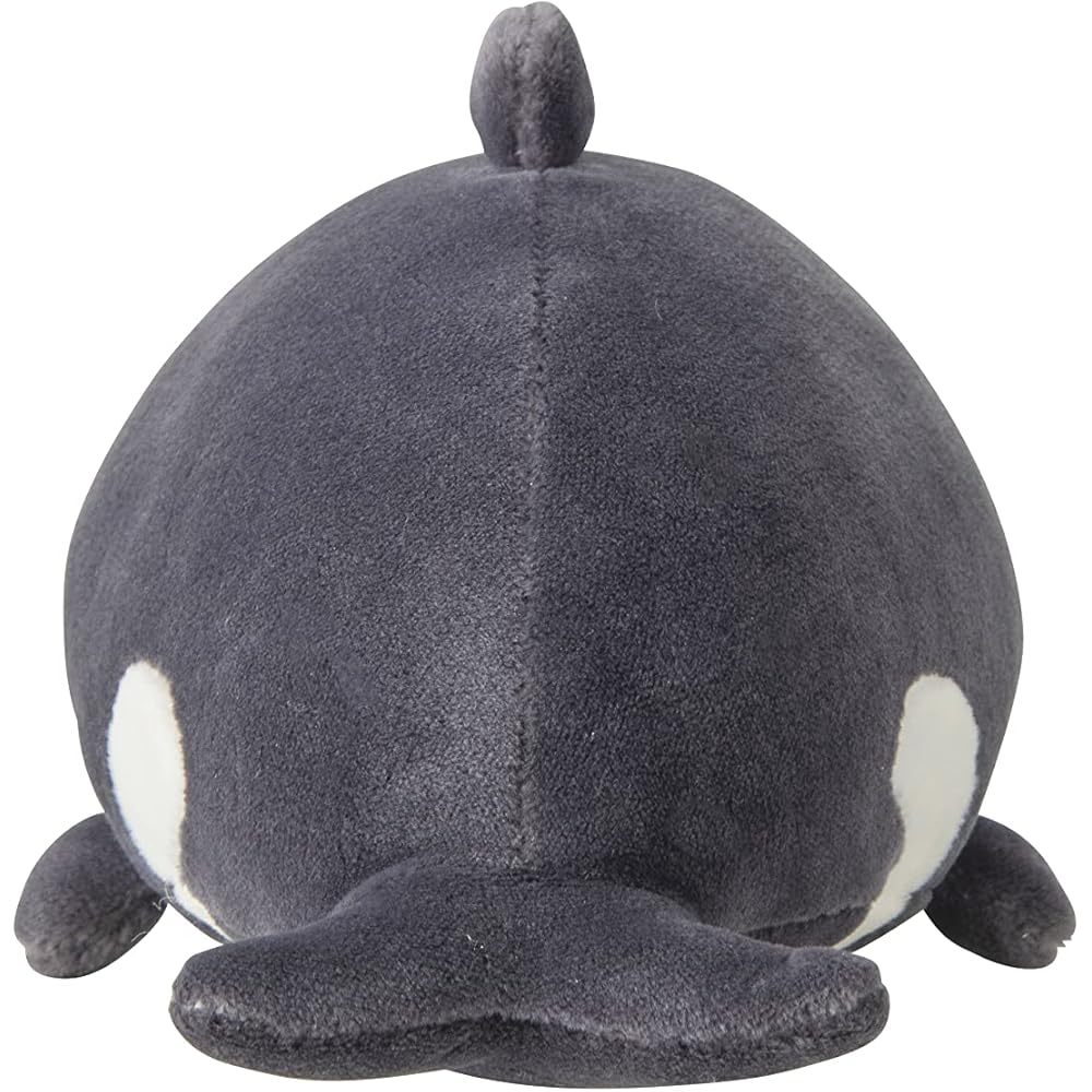 Ribuhato Mascot Marshmallow Aquamie Plush Toy Orca 11cm Soft and Cuddly