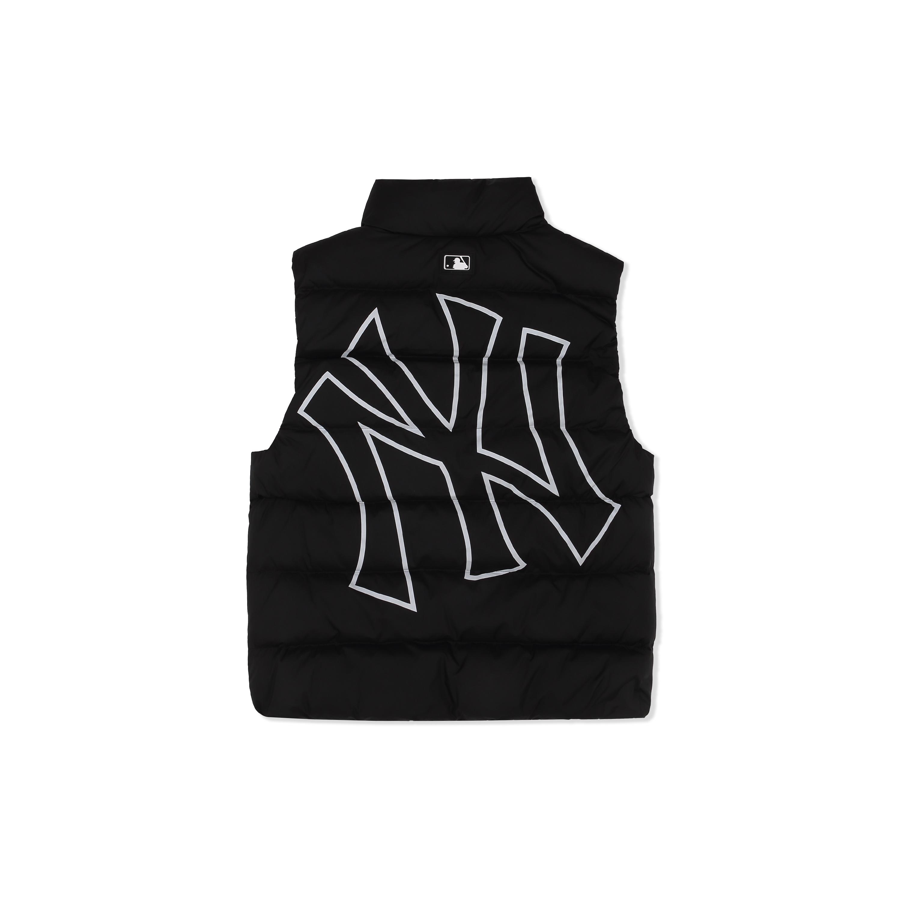 MLB New York Yankees Down Vests Unisex Black Stand Collar Moderate Other 3ADVB0226-50BKS S
