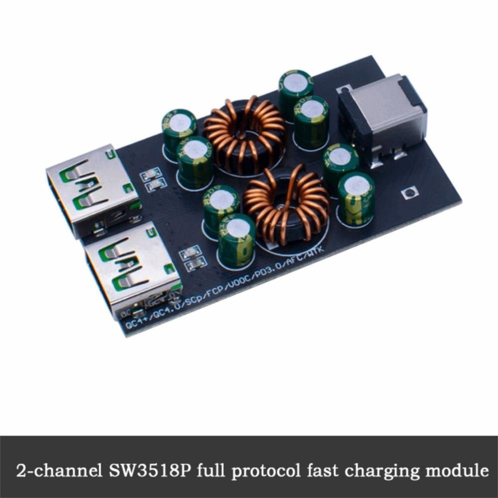 1 2 4 Way USB Type-C Quick Charge Adapter Step Down Buck Boost Module Mobile Phone Charging