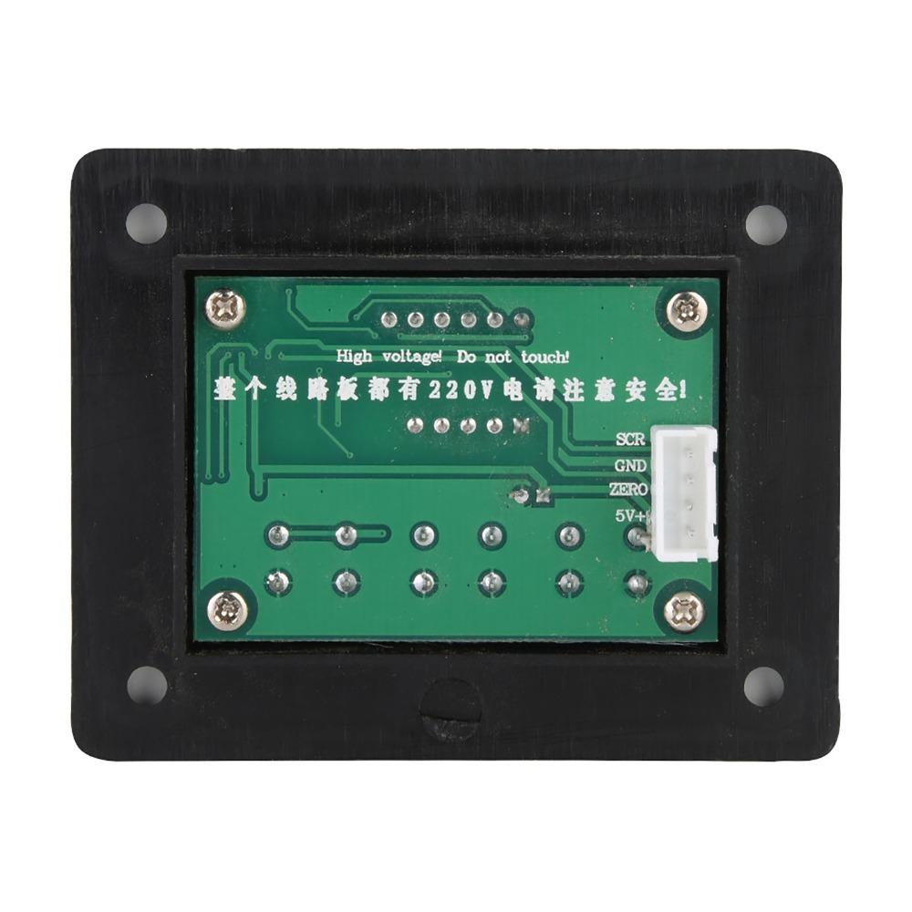 6000W SCR Digital Voltage Regulator Controlled Rectifier Digital Dimmer Thermostat Module Heavy-Duty Heat Sink AC 220V
