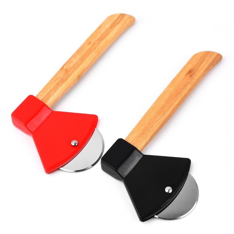 Neue Kreative Axt Pizza Messer Pizza Schneiden Werkzeug Edelstahl Pizza  Messer Bambus Griff Backen Kuchen Cutter Werkzeug Kche Werkzeug gnstig  kaufen  Preis, kostenloser Versand, echte Bewertungen mit Fotos  Joom