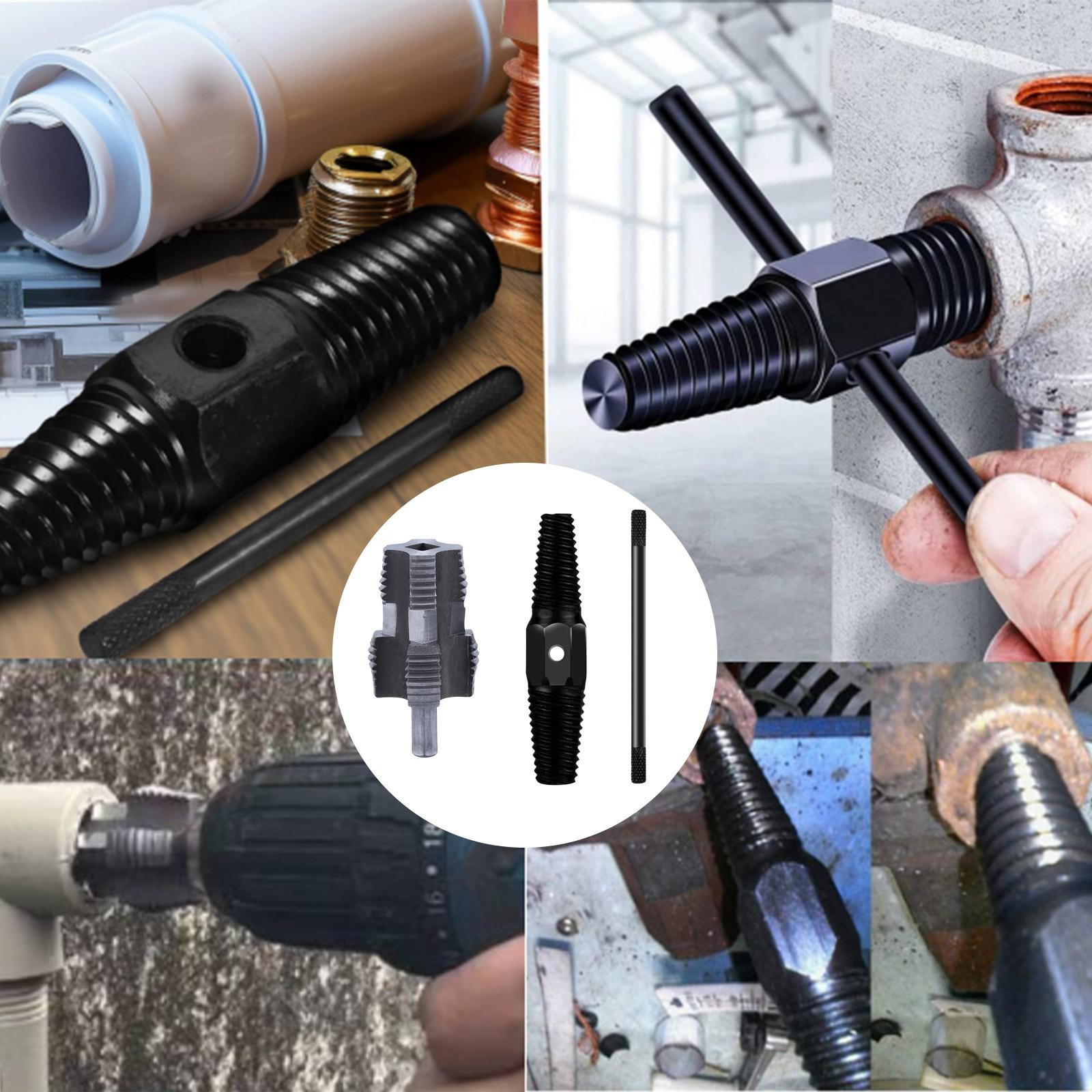 

Домашній набір для ремонту різьби DIY Металевий Пластиковий Набір інструментів для кріплення Ручний пристрій для нарізання різьби для Труби Болта Гайки Відновлювач