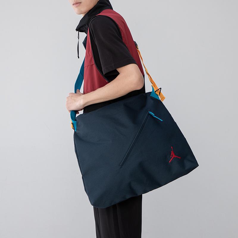 Jordan Polyester Messenger Bag, Crossbody Bag, Shoulder Bag Unisex Navy Blue Jordan JD2143008GS-003